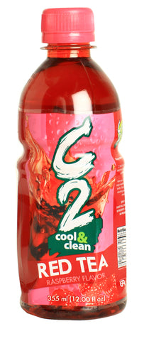 C2 Red Tea Raspberry 355 ml