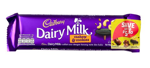 Cadbury Dairy Milk Cashew &amp; Cookies 65 g