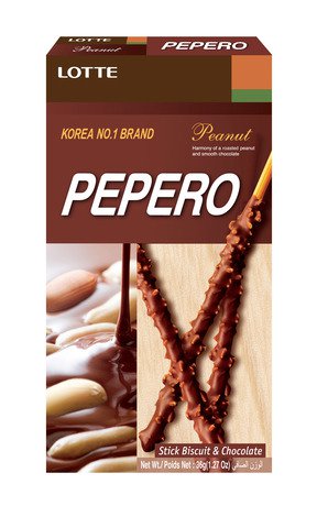 Lotte Pepero Peanut &amp; Chocolate 36 g