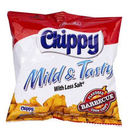 Chippy Barbecue Mild &amp; Tasty With Less Salt 27 g