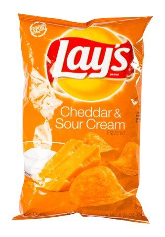 Lay's Potato Chips Cheddar &amp; Sour Cream 6.5 oz