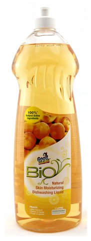 Bio Dishwashing Liquid Peach 1 l