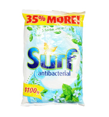 Surf Antibac Detergent Powder Antibacterial Pouch 1.1 kg