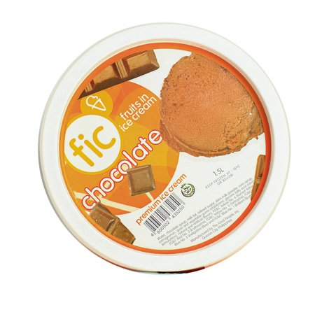 fic Fruits in Ice Cream Premium Chocolate Ice Cream 1.5 l