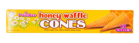 Twinkee Honey Waffle Cones 12 pcs /pack