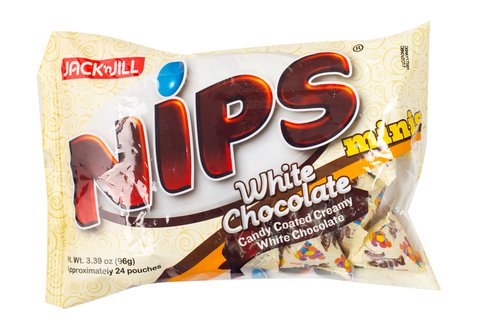 Nips White Chocolate Minis Pack 96 g