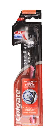 Colgate Toothbrush Slimsoft Charcoal 1 pc