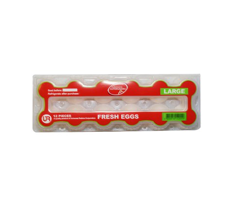 Supersavers Fresh Eggs Large 12 pcs /tray