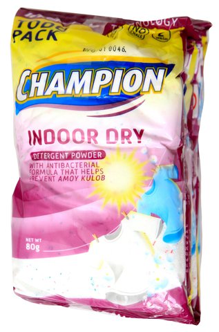Champion Laundry Detergent Powder Indoor Dry 80 g