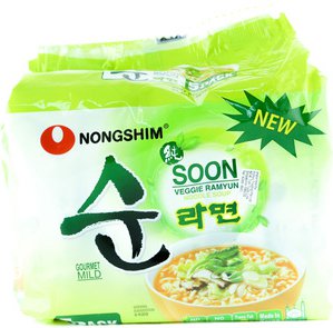 Nongshim Veggie Soon Noodle Multipack 1 pack