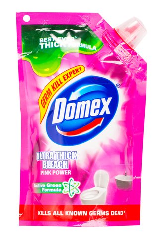 Domex Toilet Cleaner Liquid Bleach Pink Pouch 150 ml
