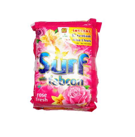 Surf Pink Detergent Powder Rose Fresh Sachet 65 g