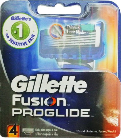 Gillette Fusion Cart 4 pcs /pack