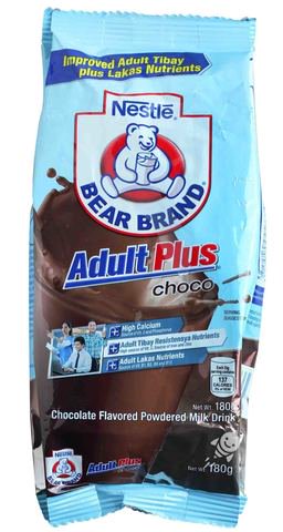 Bear Brand Adult Plus Chocolate 180 g