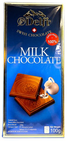 Delfi Swiss Milk Choco 100 g