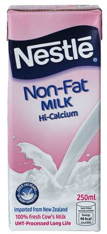 Nestle Non-Fat Hi-Calcium Fresh Milk 250 ml