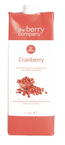 The Berry Company Cranberry Juice 1 l