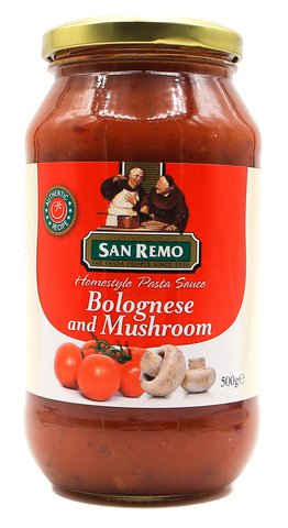 San Remo Bolognese And Mushroom 500 g
