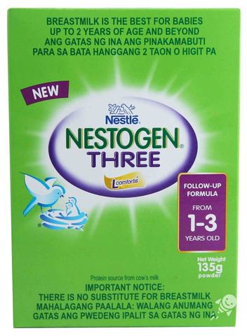 Nestogen 3 L Comfortis Formula Milk Powder 1-3 Years Old 135 g