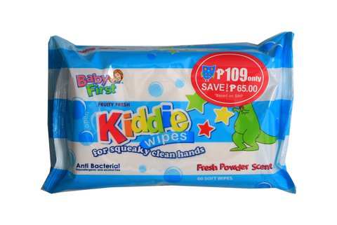 Baby First Wipes Fresh Powder 1 pack