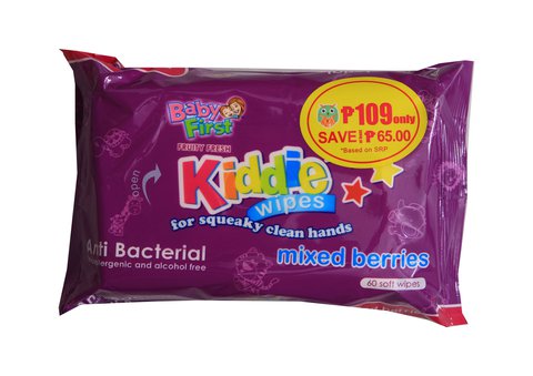 Baby First Wipes Mixed Berries 1 pack