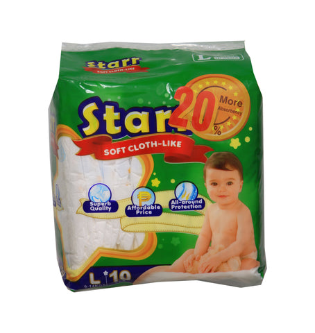 Starr Baby Diapers Large 10 pcs /pack