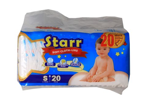 Starr Baby Pampers Diapers Small 20 pcs /pack