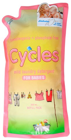 Cycles Liquid Detergent Babies 800 ml