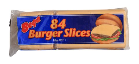 Bega Burger Slices 84 slices (1 kg)