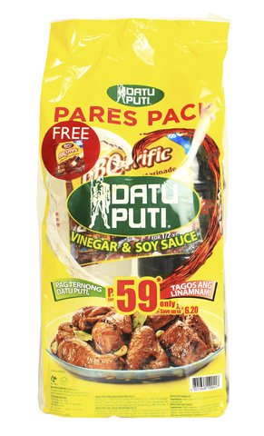 Datu Puti Pares Pack Vinegar Soy Sauce 1 l