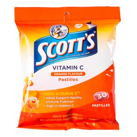 Scott's Vitamin C Pastilles Orange 30 pcs /pack
