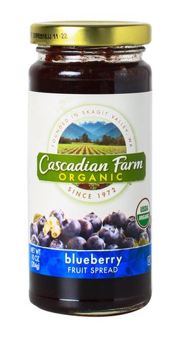 Cascadian Farm Organic Blueberry Fruit Spread 10 oz