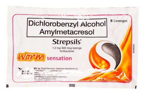 Strepsils Warm Sensation Lozenges 8 pcs /pack