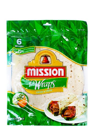 Mission Wraps Onion Wraps 270 g