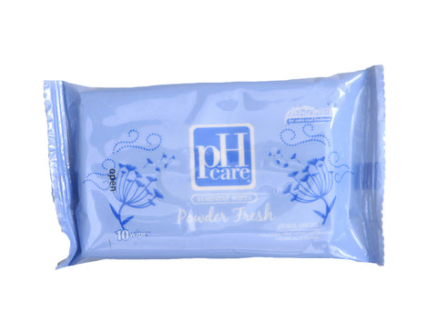 Ph Care Feminine Wipes Powder Fresh 10 wipes (1 pack)