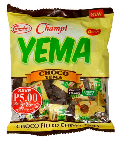 Champi Choco Yema 25 pcs /pack