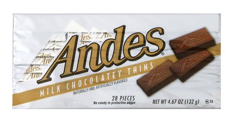 Andes Milk Chocolatey Thins 132 g /pack