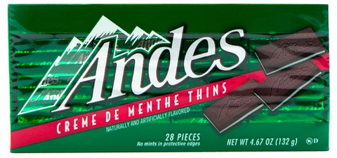 Andes Creme De Menthe Thins 132 g