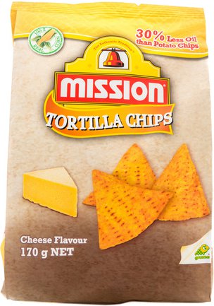 Mission Tortilla Chips Cheese 170 g