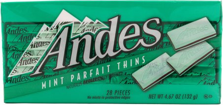 Andes Mint Parfait Thins 132 g