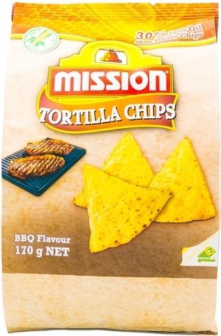 Mission Tortilla Chips BBQ 170 g