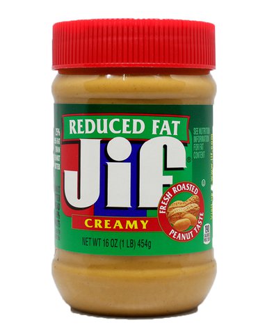 Jif Reduced Fat Creamy Peanut Butter 16 oz