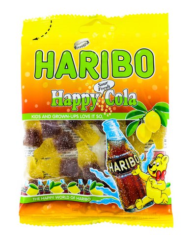 Haribo Happy Cola Gummies Sours 80 g