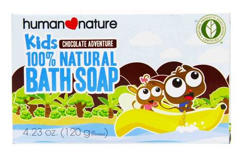 Human Nature Body Soap For Kids Chocolate Adventure 120 g