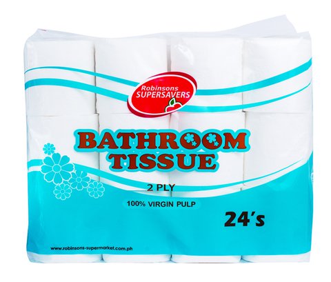 Supersavers Bathroom Tissue 2 Ply 24 rolls /pack