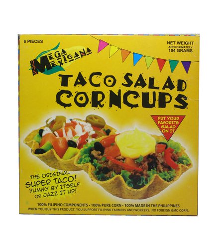 Mega Mexicana Taco Salad Corn Cups 104 g