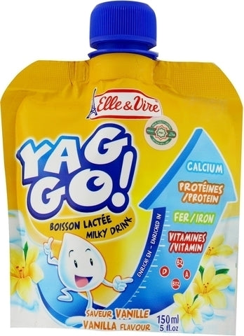 Elle &amp; Vire Yaggo Drink Vanilla 150 g