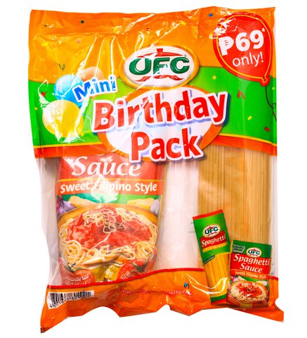 UFC Mini Birthday Pack Pasta + Sauce 1 pack
