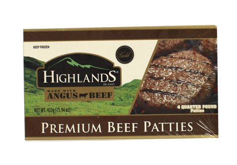 CDO Highland Premium Beef Patties 1 box