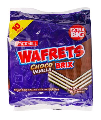 Wafrets Brix Choco Vanilla Wafers 240 g